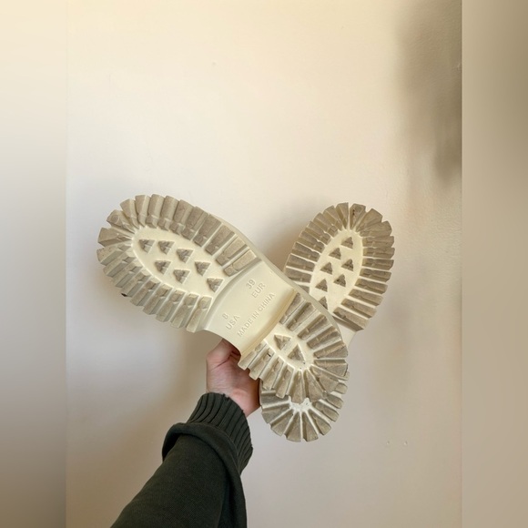 Jeffrey Campbell Lugged Sole Clog in Cream - Picture 8 of 8